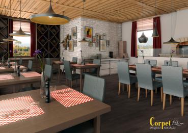 Corpet Dekor Eiche silver metallic - Klickvinyl, 0,3mm, 2,61m²/Paket